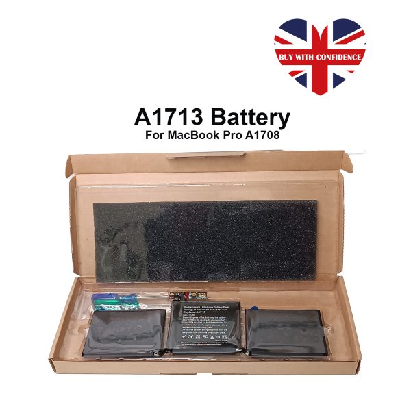 A1713 Battery For Apple MacBook Pro 13" A1708 2016 2017 - OEM