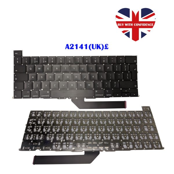 Apple MacBook Pro 16" A2141 UK English Replacement Keyboard New