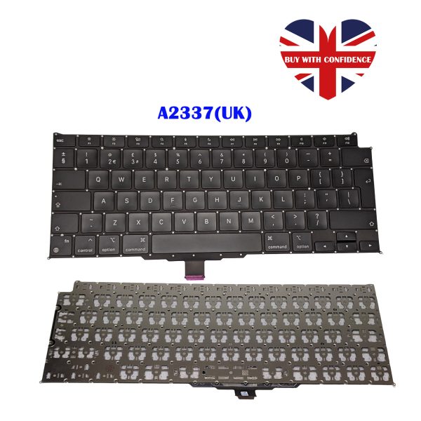 Apple MacBook Air 13" A2337 2020 M1 English Keyboard UK Layout